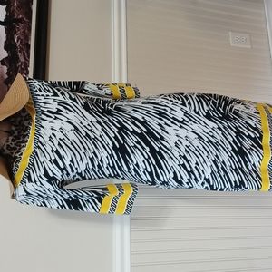 Hanna, Pattern Black/White Dress, Size Small